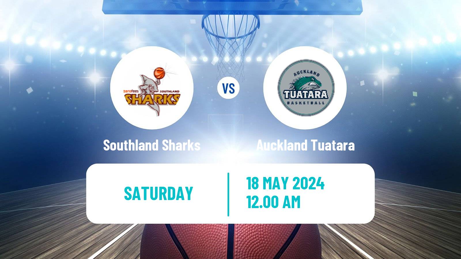 Basketball New Zealand NBL Southland Sharks - Auckland Tuatara
