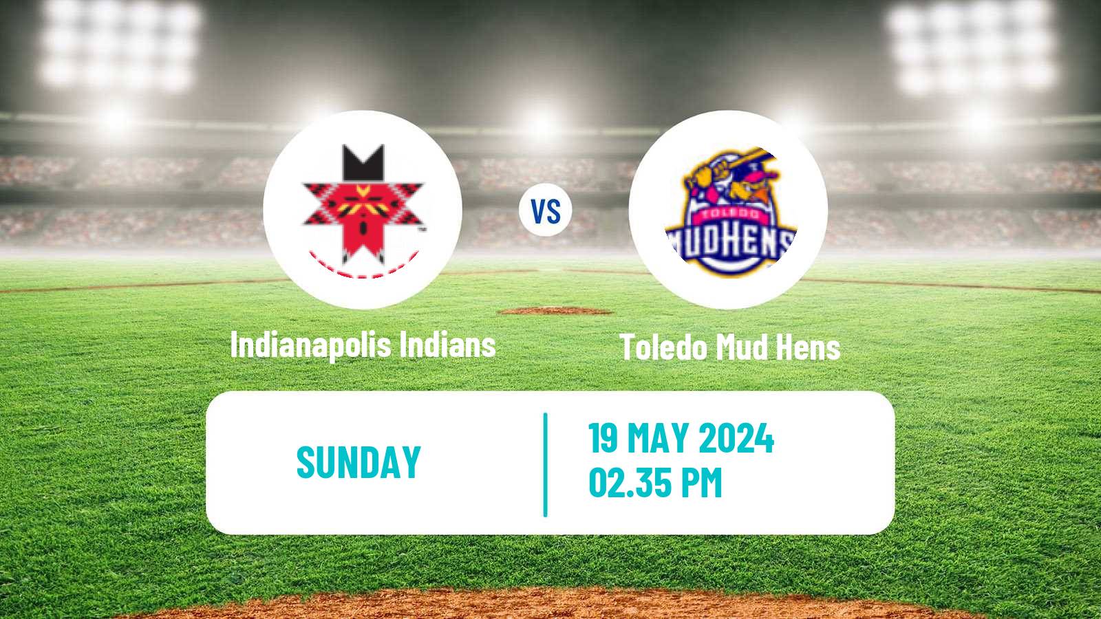 Baseball IL Indianapolis Indians - Toledo Mud Hens