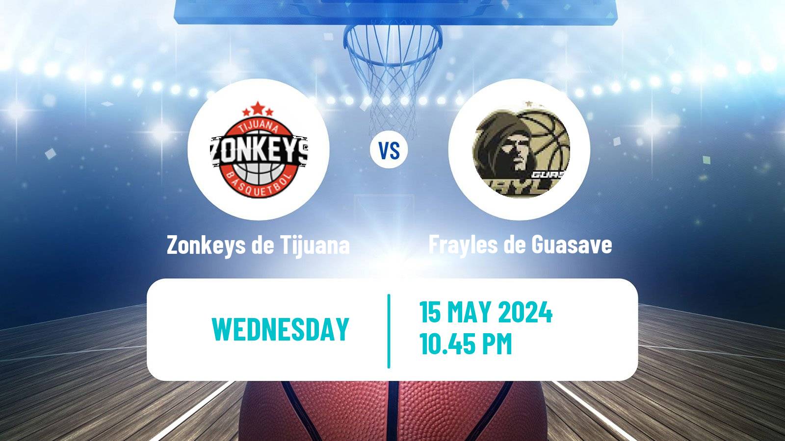 Basketball Mexican CIBACOPA Zonkeys de Tijuana - Frayles de Guasave