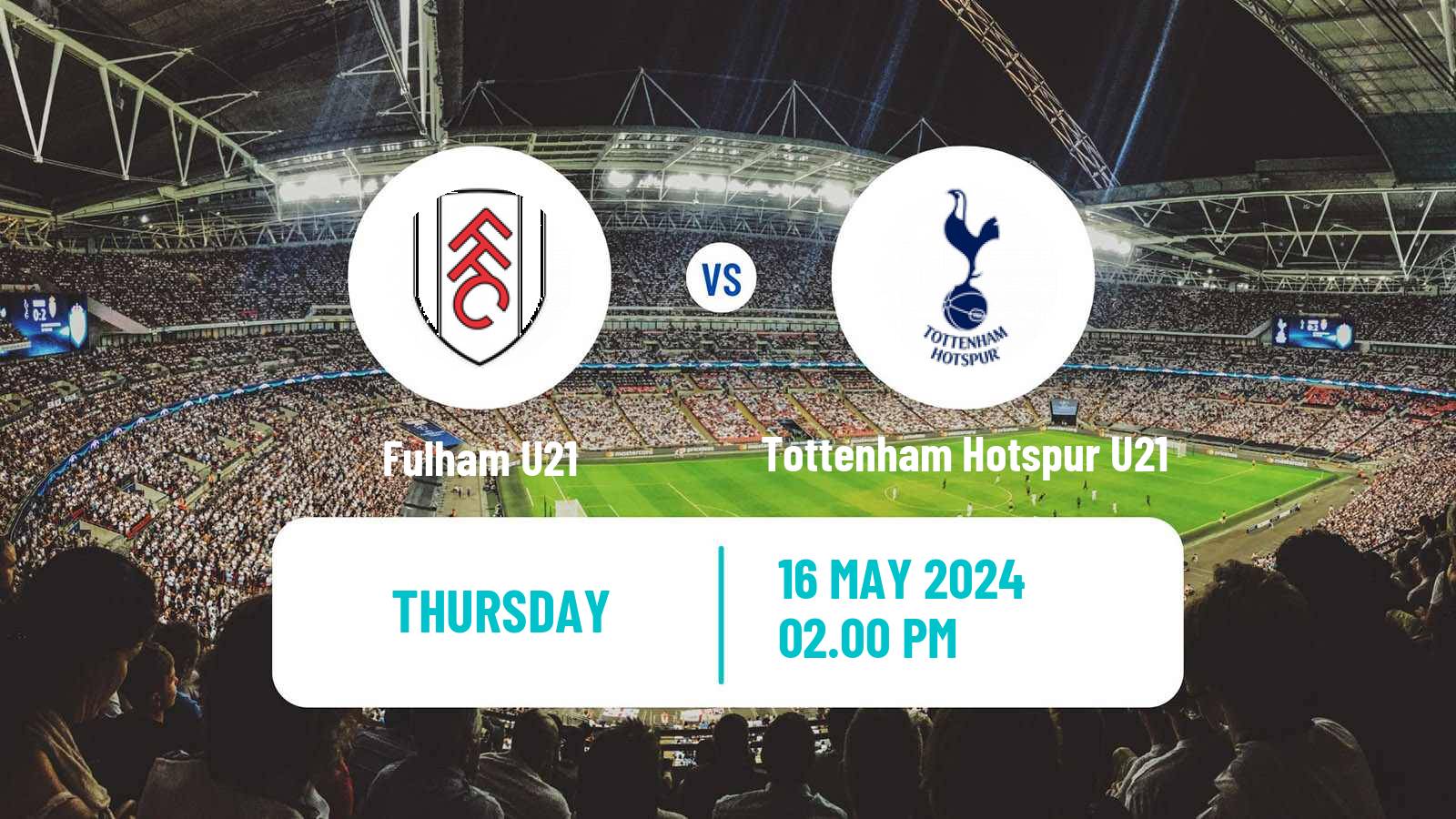 Soccer English Premier League Cup Fulham U21 - Tottenham Hotspur U21
