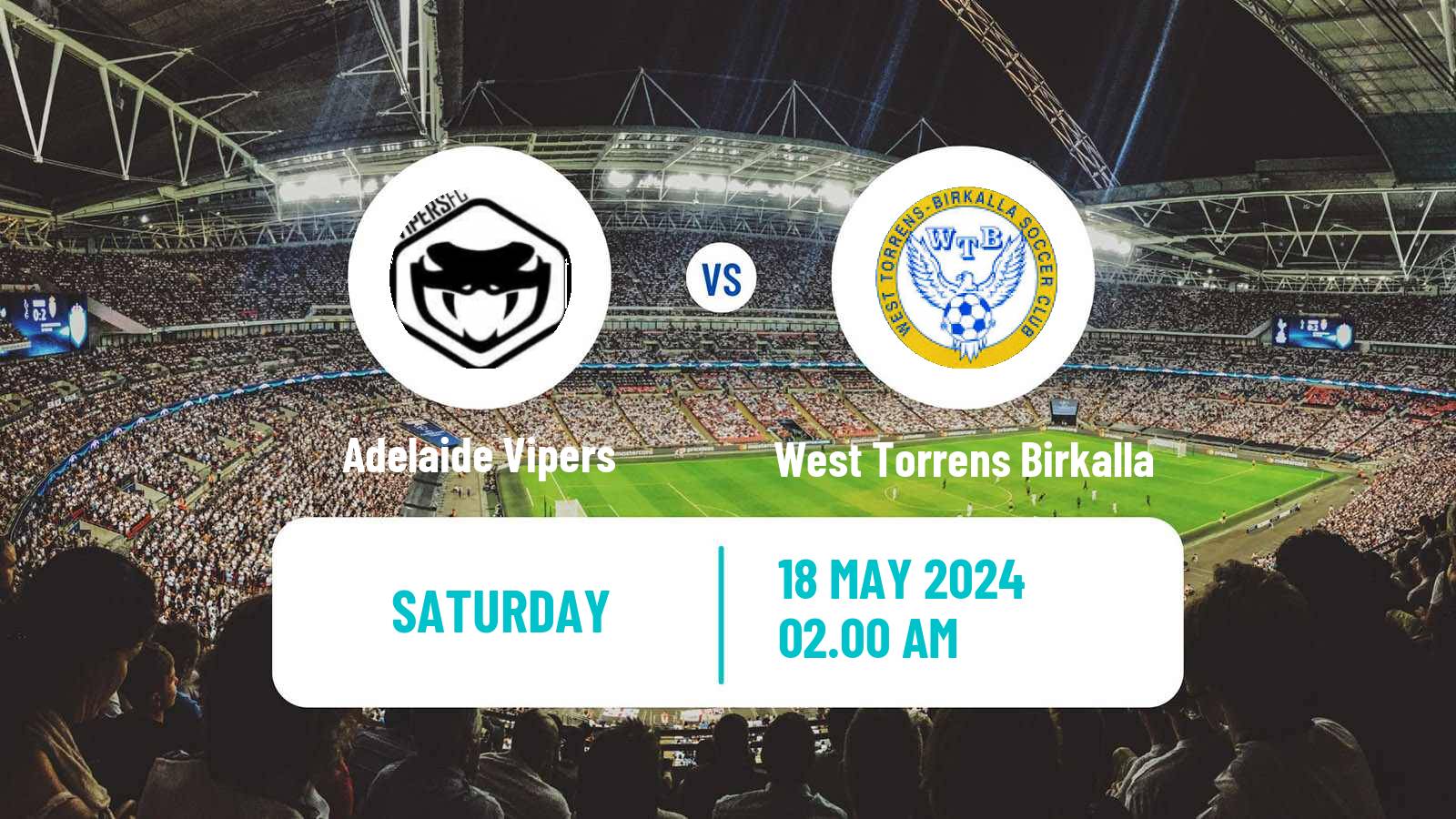 Soccer Australian SA State League Adelaide Vipers - West Torrens Birkalla