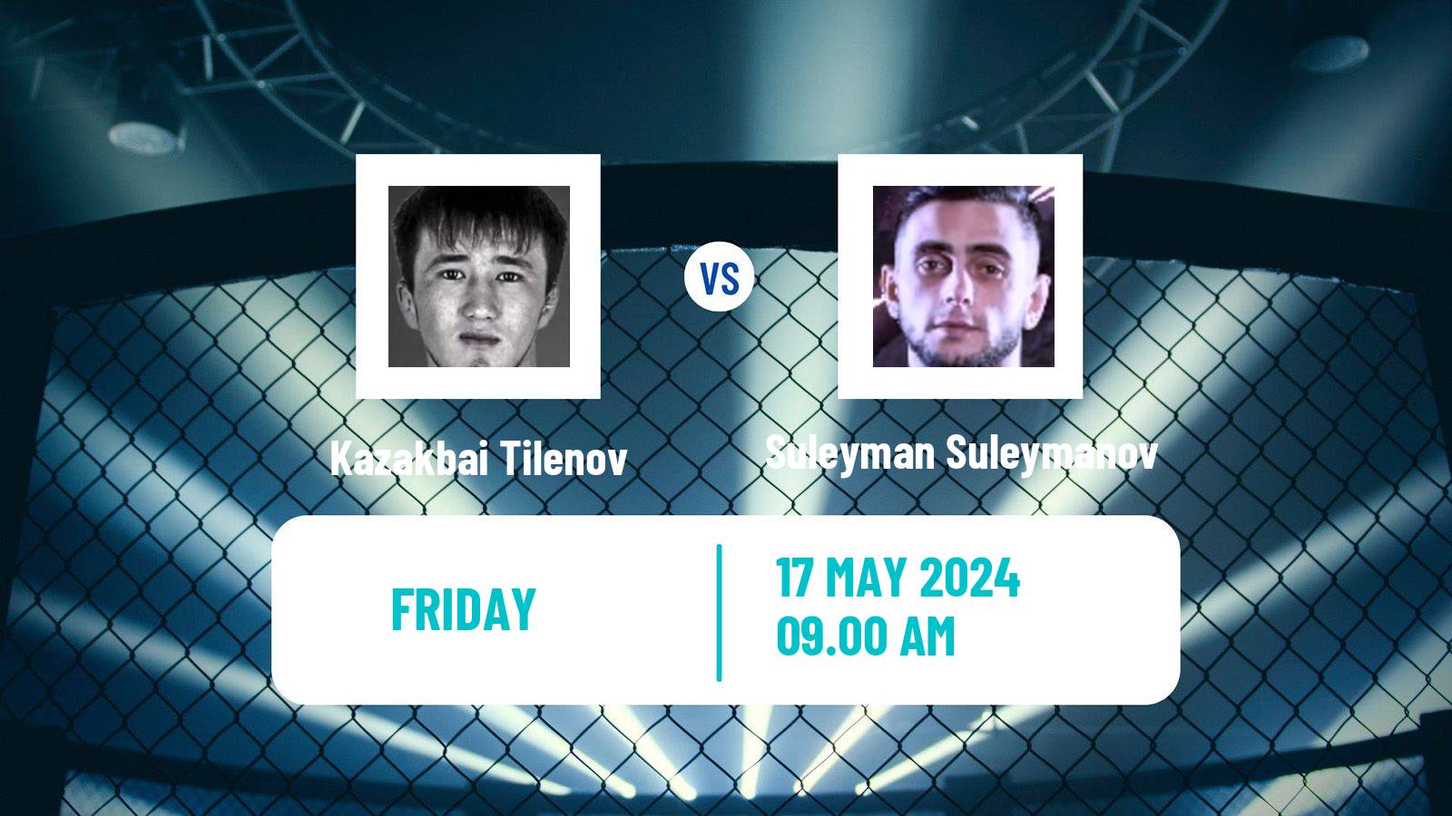 MMA Bantamweight One Championship Men Kazakbai Tilenov - Suleyman Suleymanov