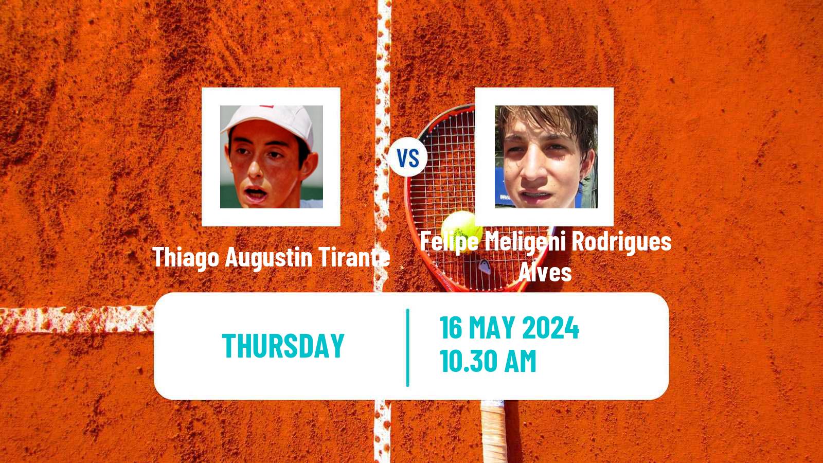 Tennis Turin 2 Challenger Men Thiago Augustin Tirante - Felipe Meligeni Rodrigues Alves