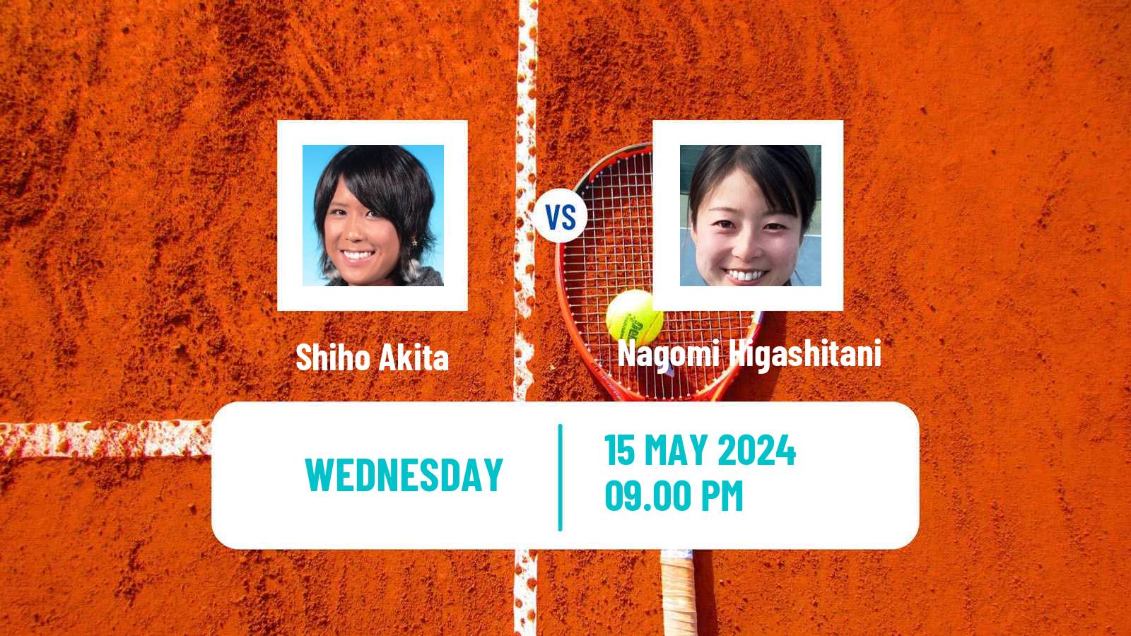 Tennis ITF W15 Toyama Women Shiho Akita - Nagomi Higashitani