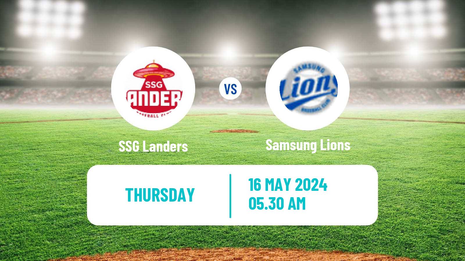 Baseball KBO SSG Landers - Samsung Lions