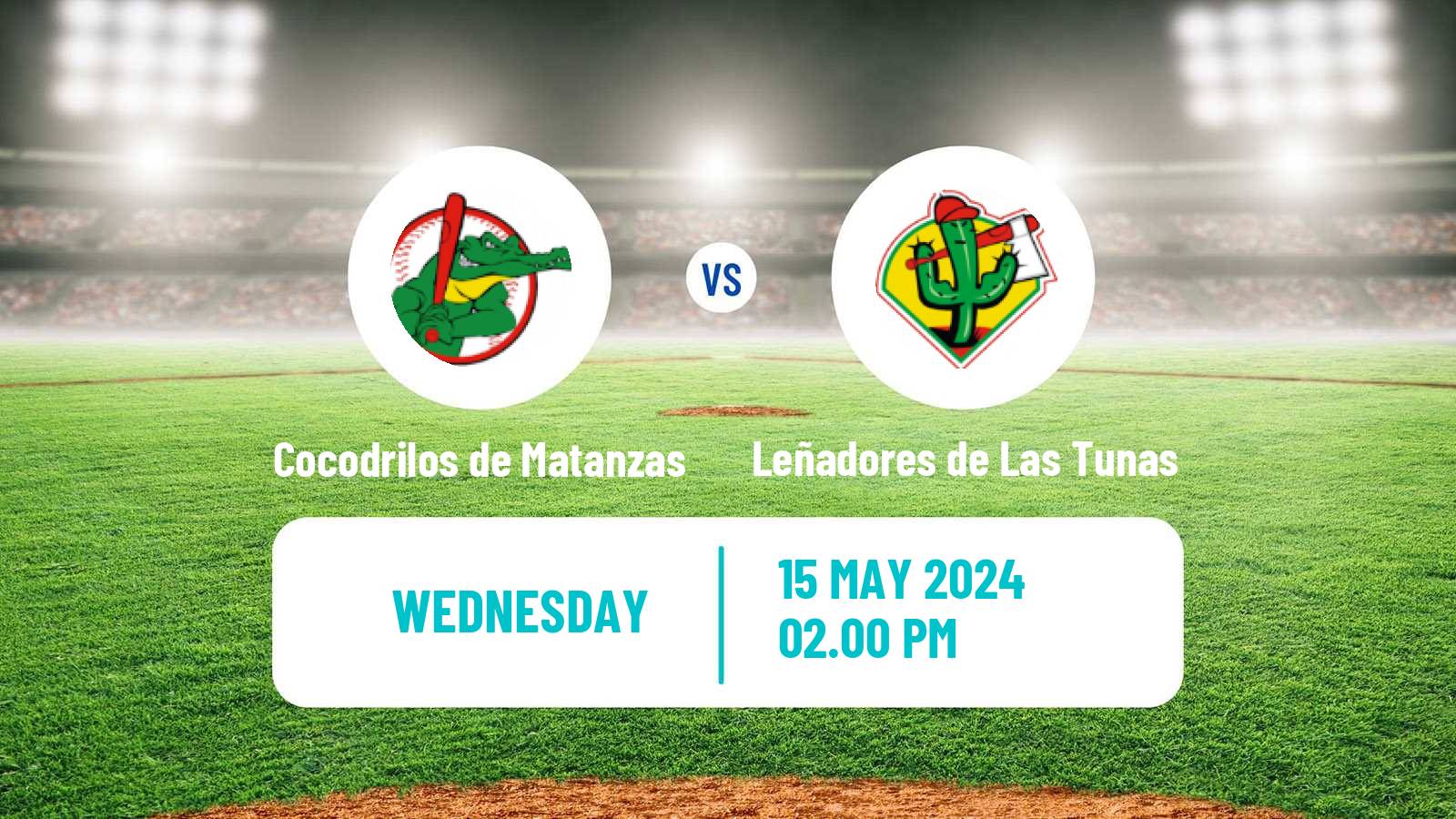 Baseball Cuba Serie Nacional Baseball Cocodrilos de Matanzas - Leñadores de Las Tunas