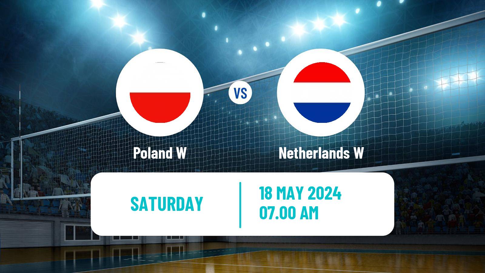 Volleyball Nations League Volleyball Women Poland W - Netherlands W