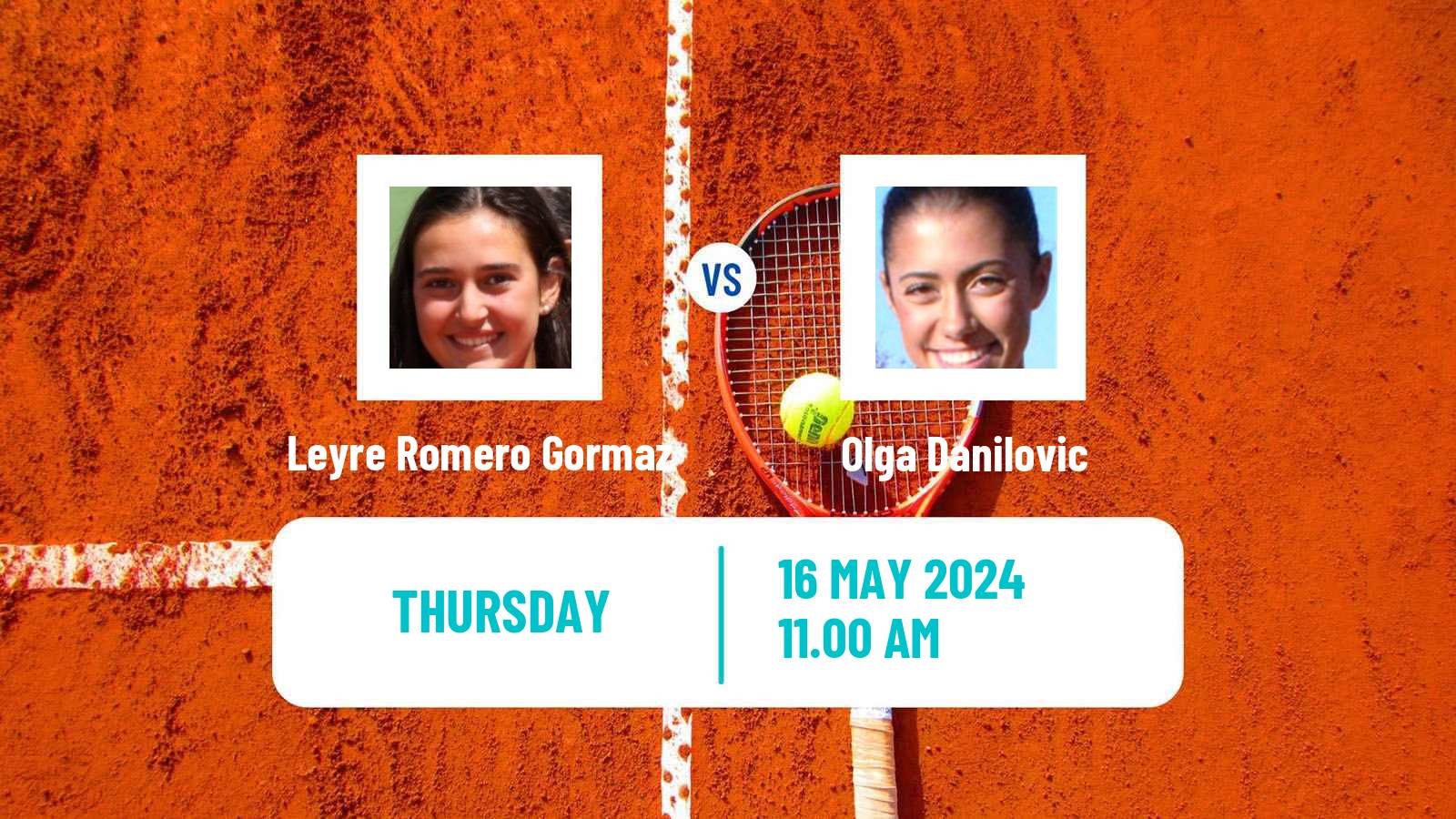Tennis ITF W100 Madrid Women Leyre Romero Gormaz - Olga Danilovic