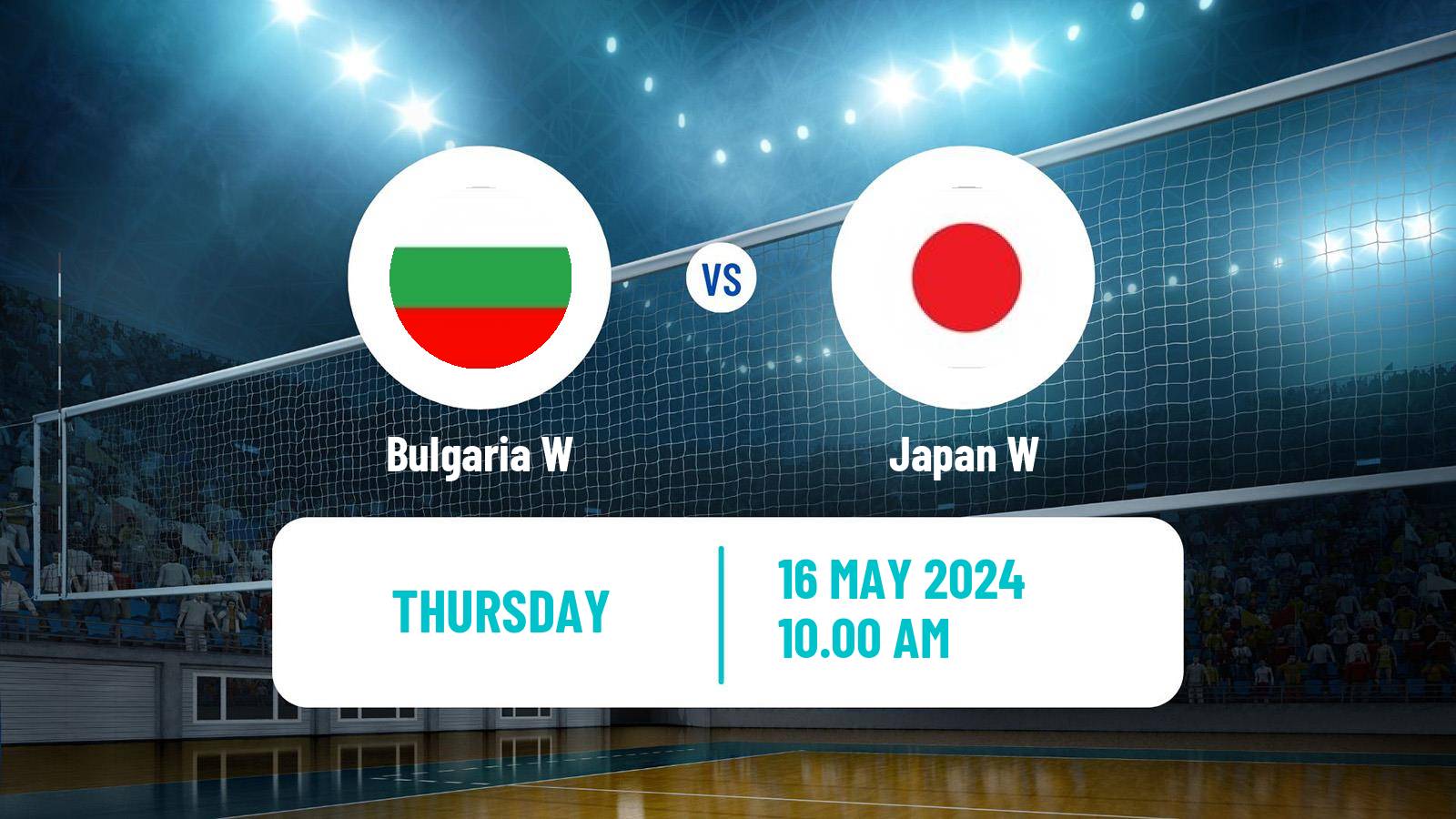 Volleyball Nations League Volleyball Women Bulgaria W - Japan W