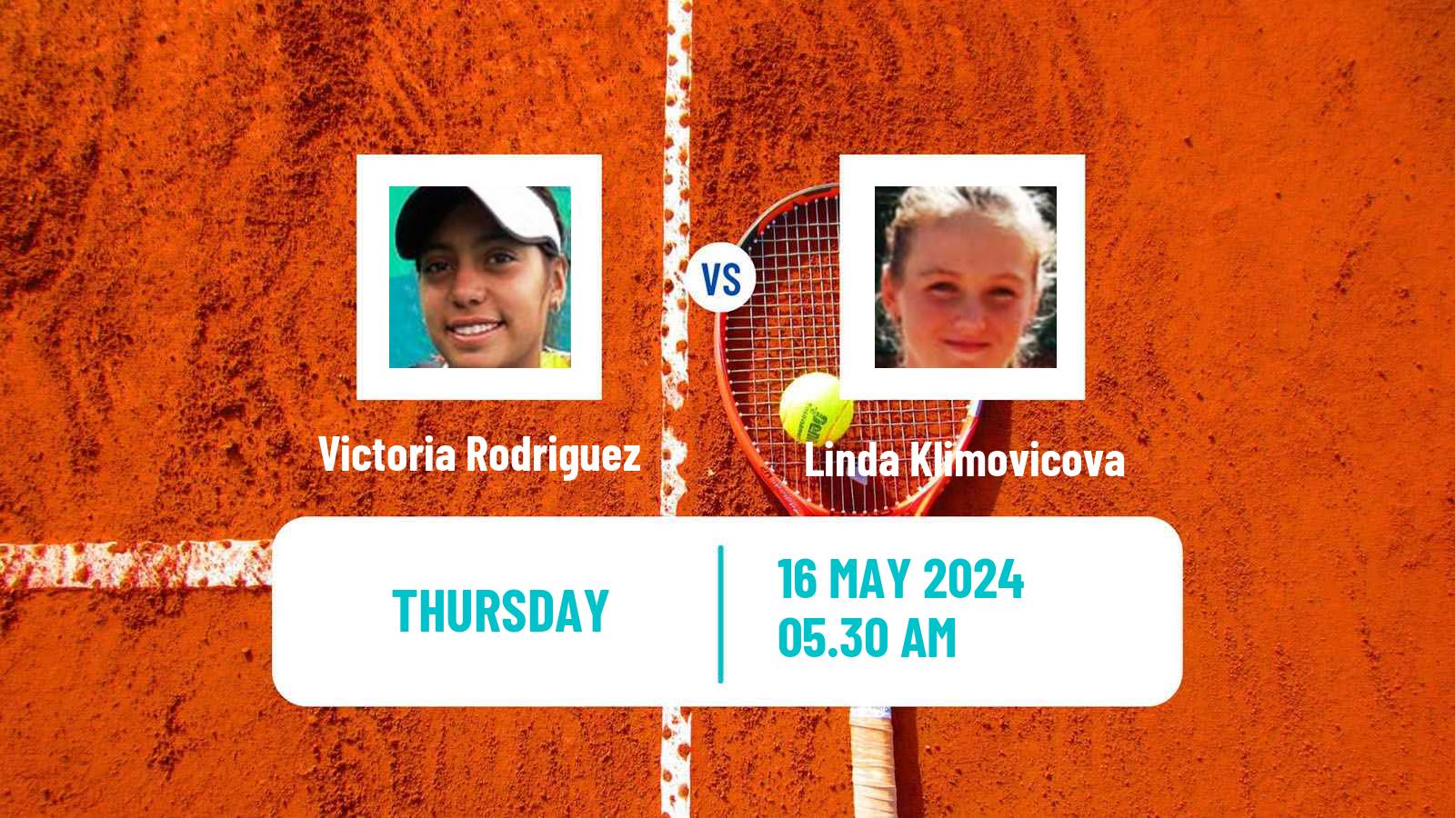 Tennis ITF W35 Monzon Women Victoria Rodriguez - Linda Klimovicova