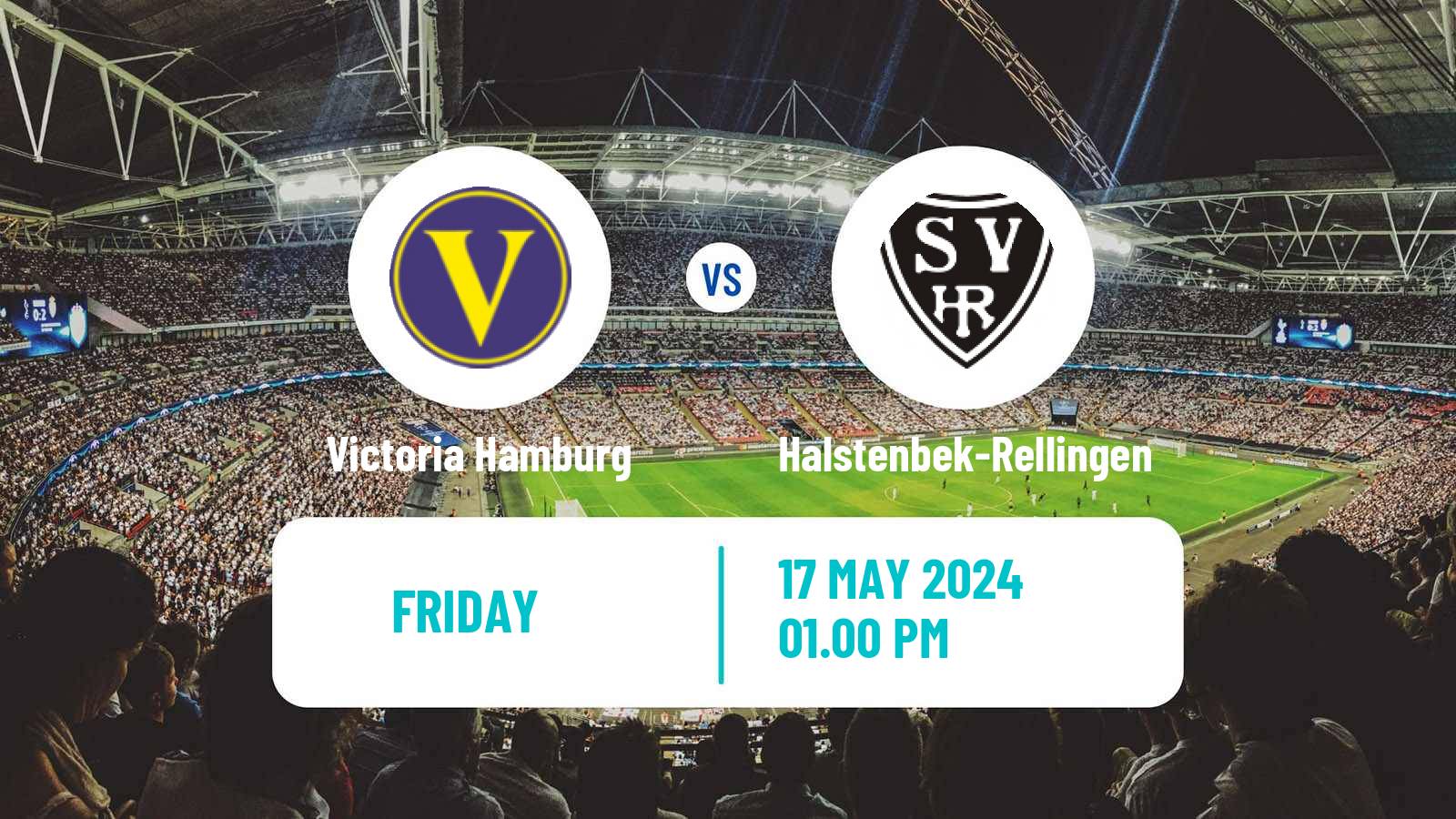 Soccer German Oberliga Hamburg Victoria Hamburg - Halstenbek-Rellingen