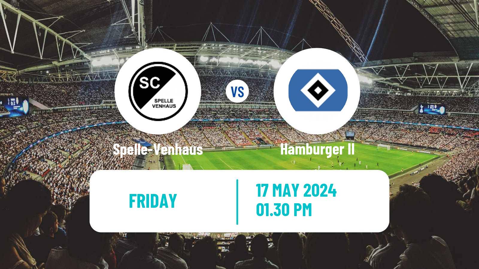 Soccer German Regionalliga North Spelle-Venhaus - Hamburger II
