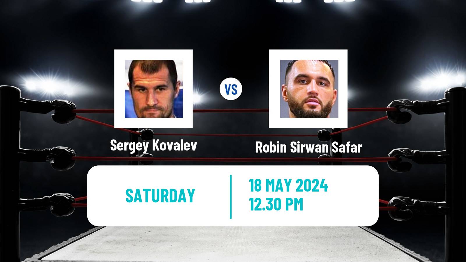Boxing Cruiserweight Others Matches Men Sergey Kovalev - Robin Sirwan Safar