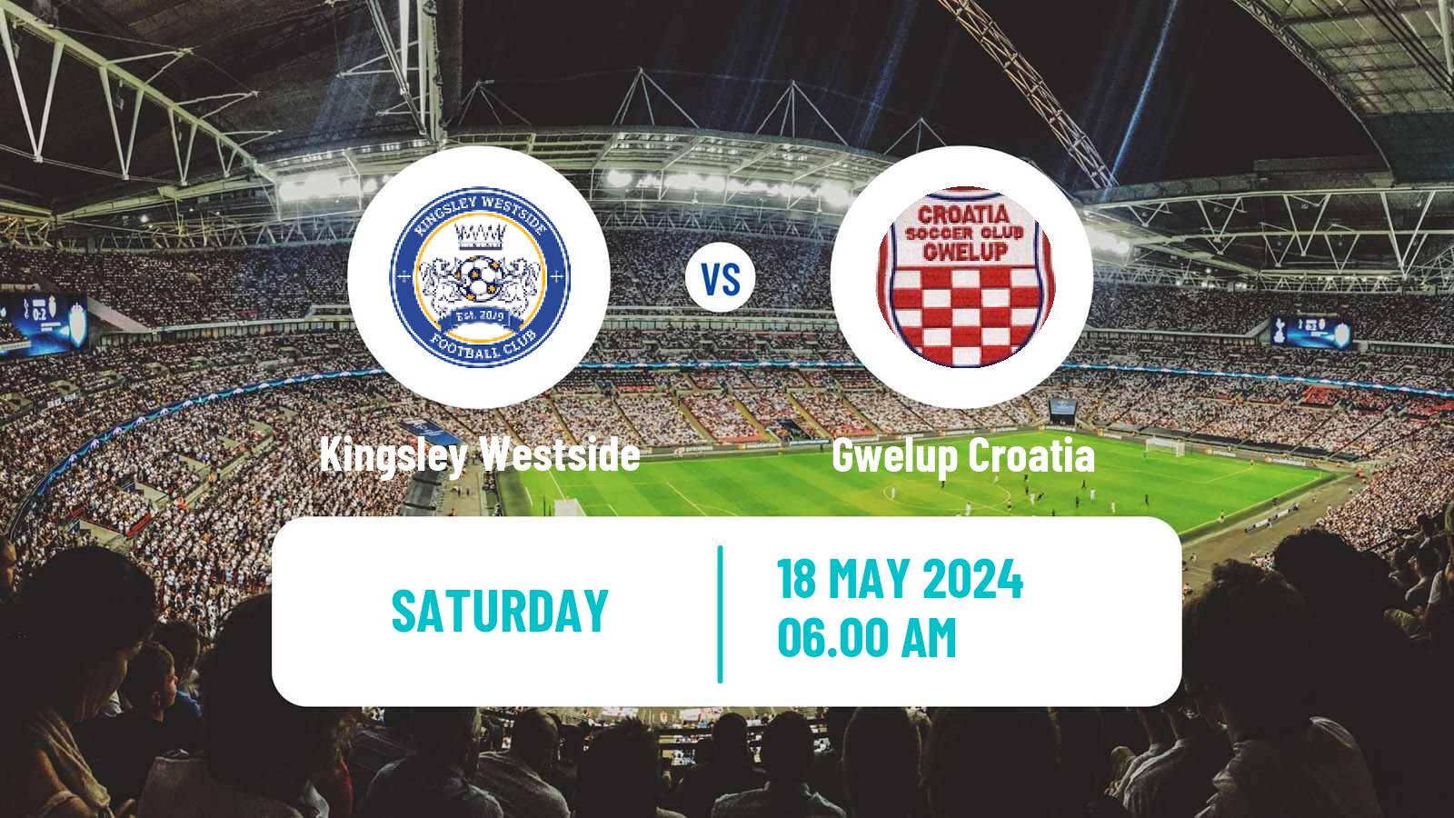 Soccer Australian WA State League Kingsley Westside - Gwelup Croatia