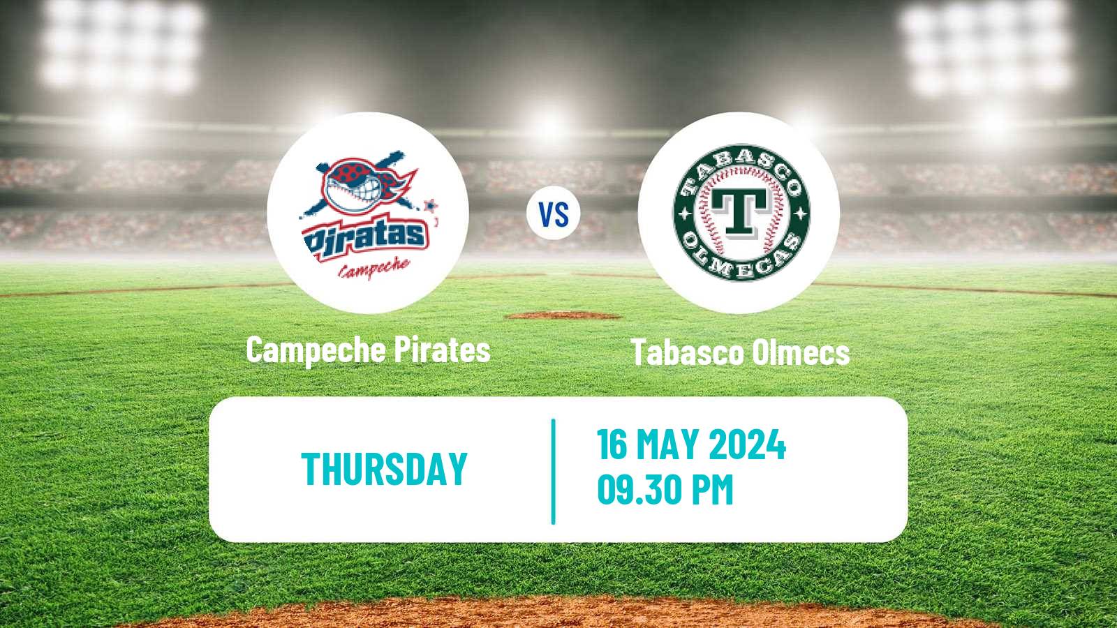 Baseball LMB Campeche Pirates - Tabasco Olmecs
