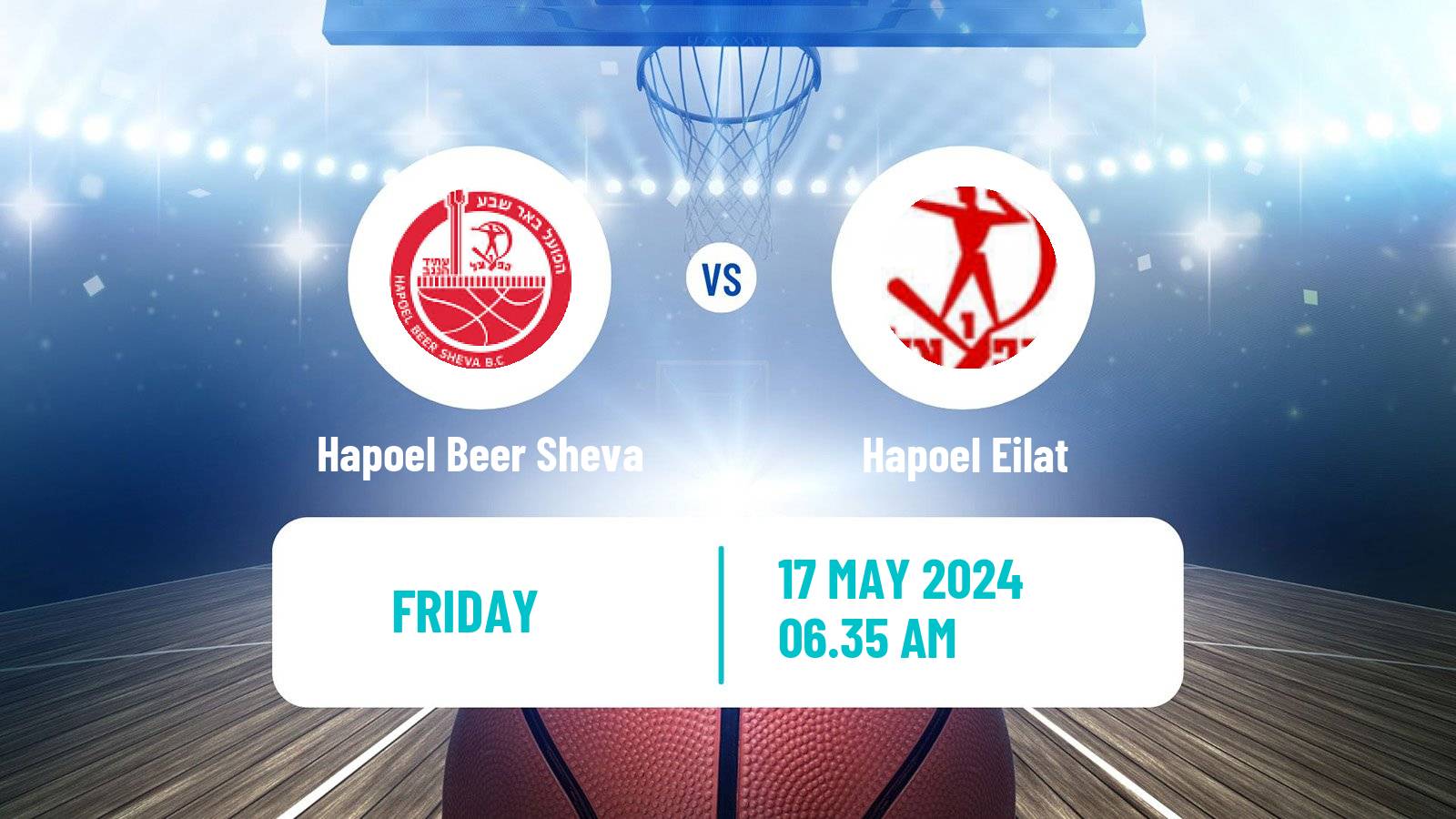 Basketball Israeli Basketball Super League Hapoel Beer Sheva - Hapoel Eilat