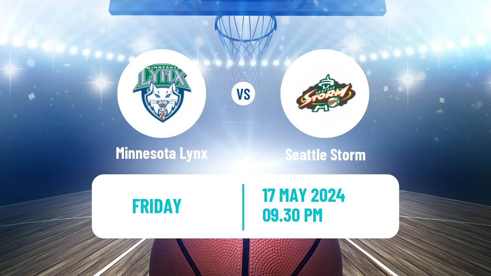 Basketball WNBA Minnesota Lynx - Seattle Storm