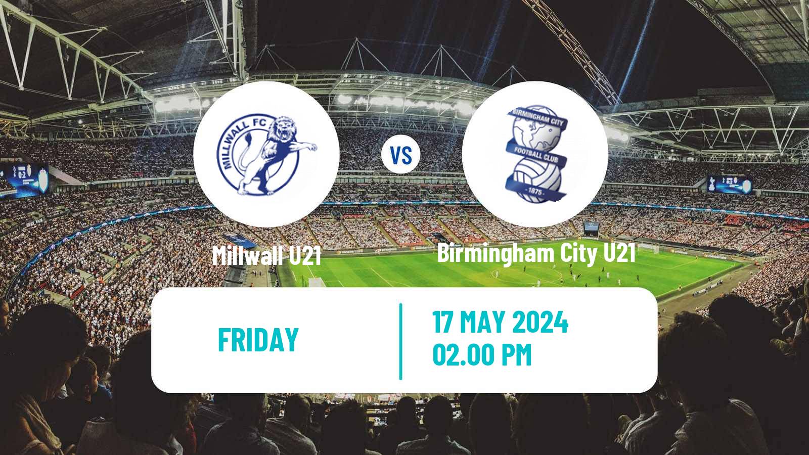 Soccer English Professional Development League Millwall U21 - Birmingham City U21