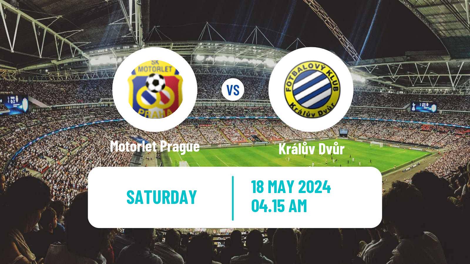 Soccer Czech CFL Group A Motorlet Prague - Králův Dvůr