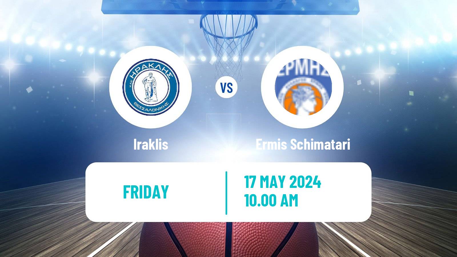 Basketball Greek Elite League Basketball Iraklis - Ermis Schimatari