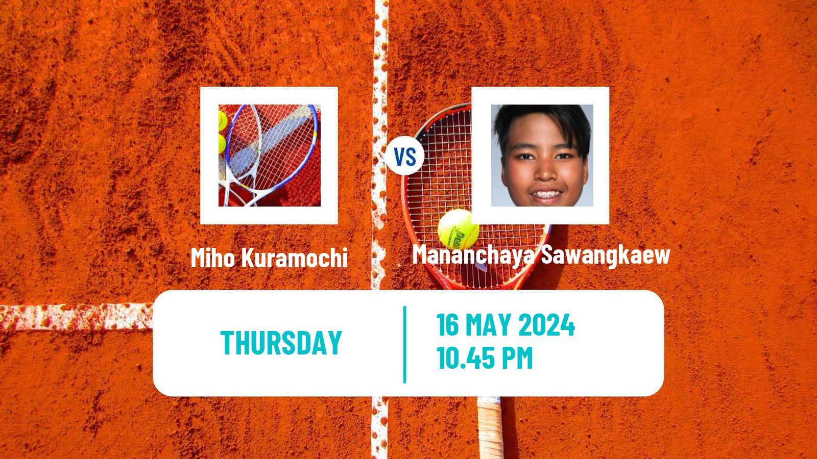 Tennis ITF W75 Kurume Women Miho Kuramochi - Mananchaya Sawangkaew