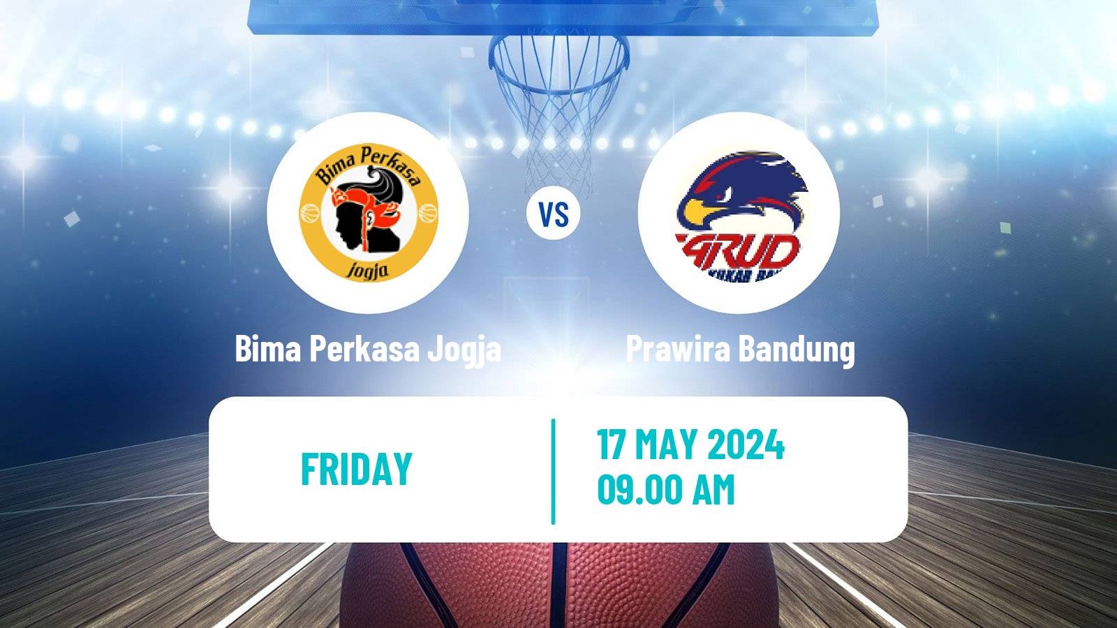 Basketball Indonesian IBL Bima Perkasa Jogja - Prawira Bandung