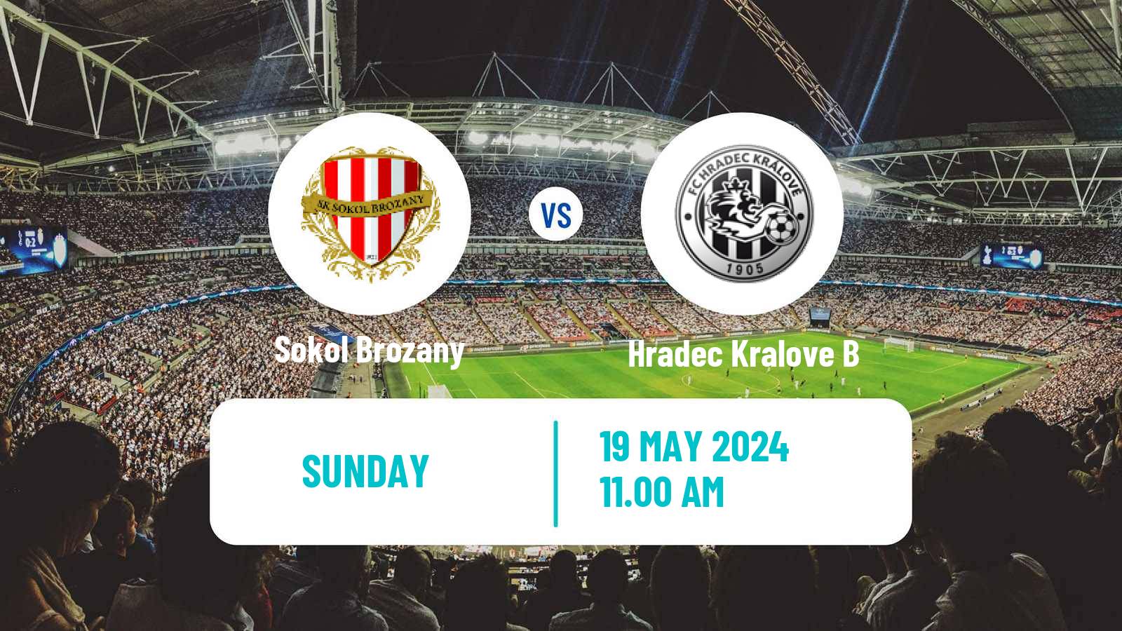 Soccer Czech CFL Group B Sokol Brozany - Hradec Kralove B
