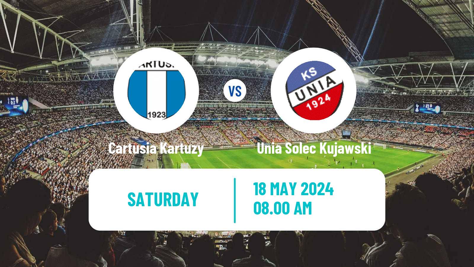 Soccer Polish Division 3 - Group II Cartusia Kartuzy - Unia Solec Kujawski