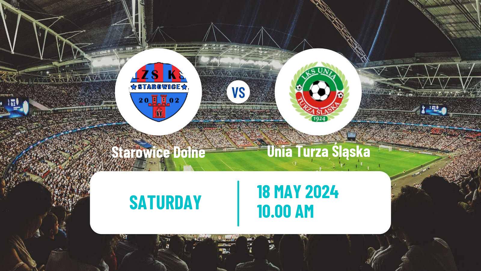 Soccer Polish Division 3 - Group III Starowice Dolne - Unia Turza Śląska