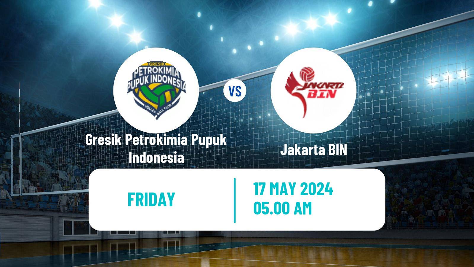 Volleyball Indonesian Proliga Volleyball Women Gresik Petrokimia Pupuk Indonesia - Jakarta BIN