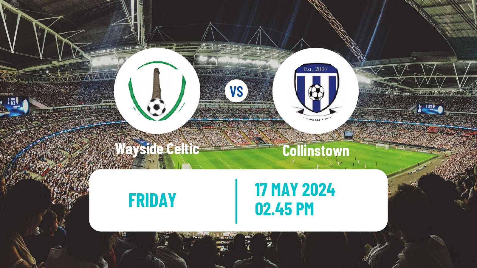 Soccer Irish FAI Cup Wayside Celtic - Collinstown