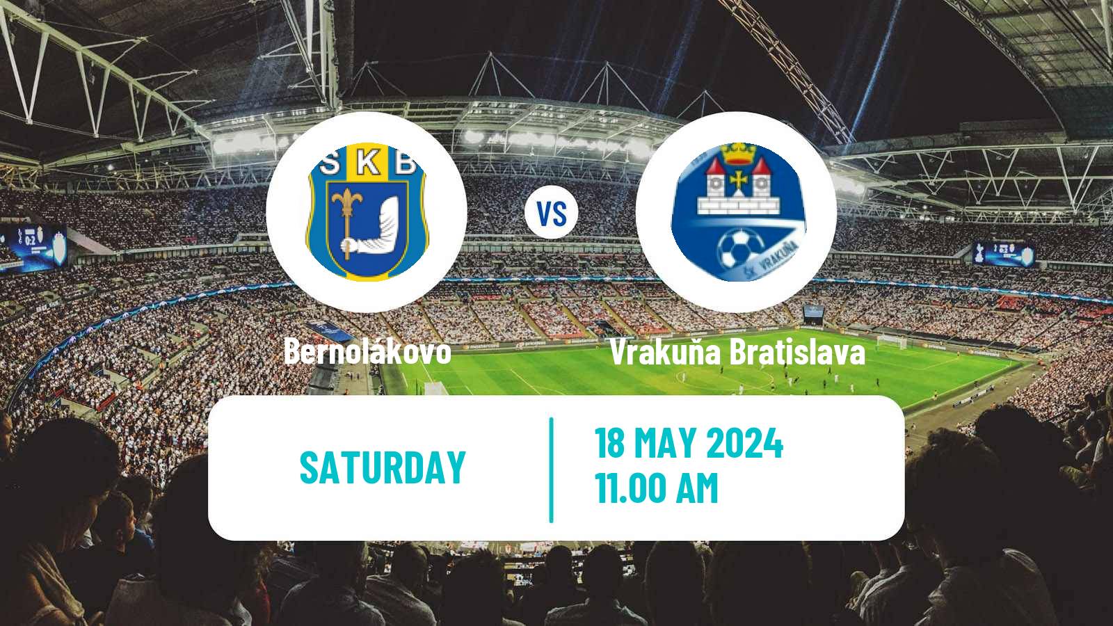 Soccer Slovak 4 Liga Bratislava Bernolákovo - Vrakuňa Bratislava