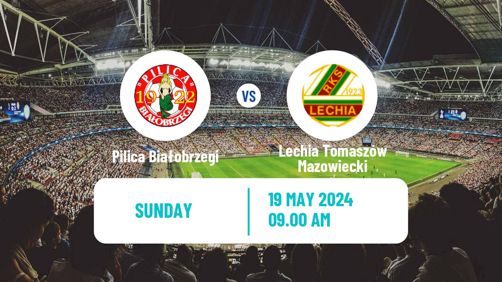 Soccer Polish Division 3 - Group I Pilica Białobrzegi - Lechia Tomaszów Mazowiecki