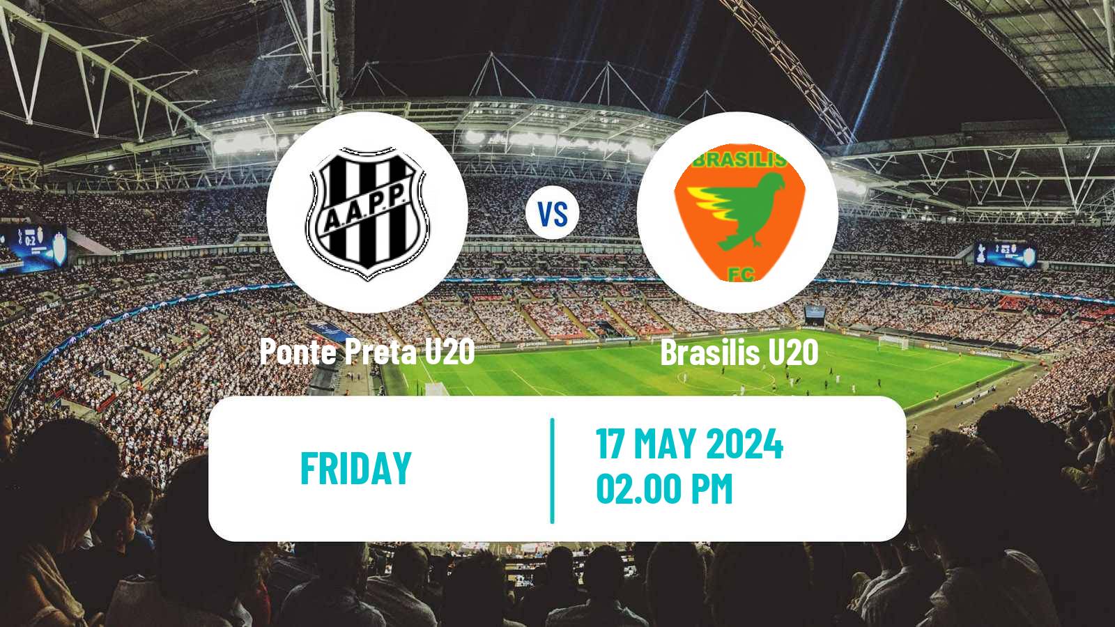 Soccer Brazilian Paulista U20 Ponte Preta U20 - Brasilis U20