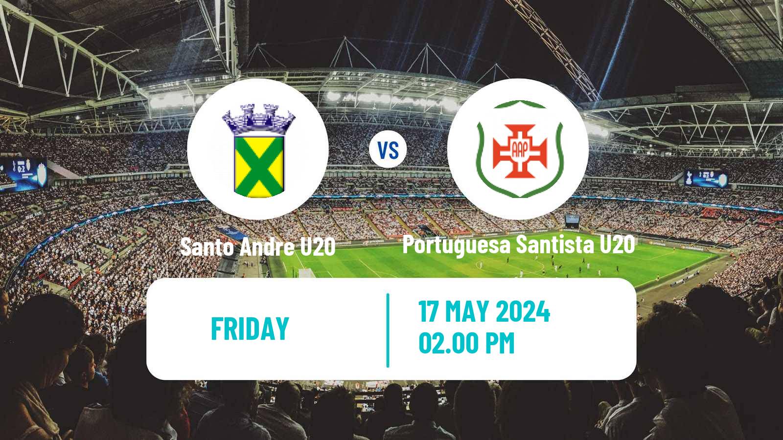 Soccer Brazilian Paulista U20 Santo Andre U20 - Portuguesa Santista U20
