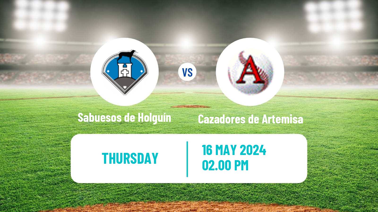 Baseball Cuba Serie Nacional Baseball Sabuesos de Holguín - Cazadores de Artemisa