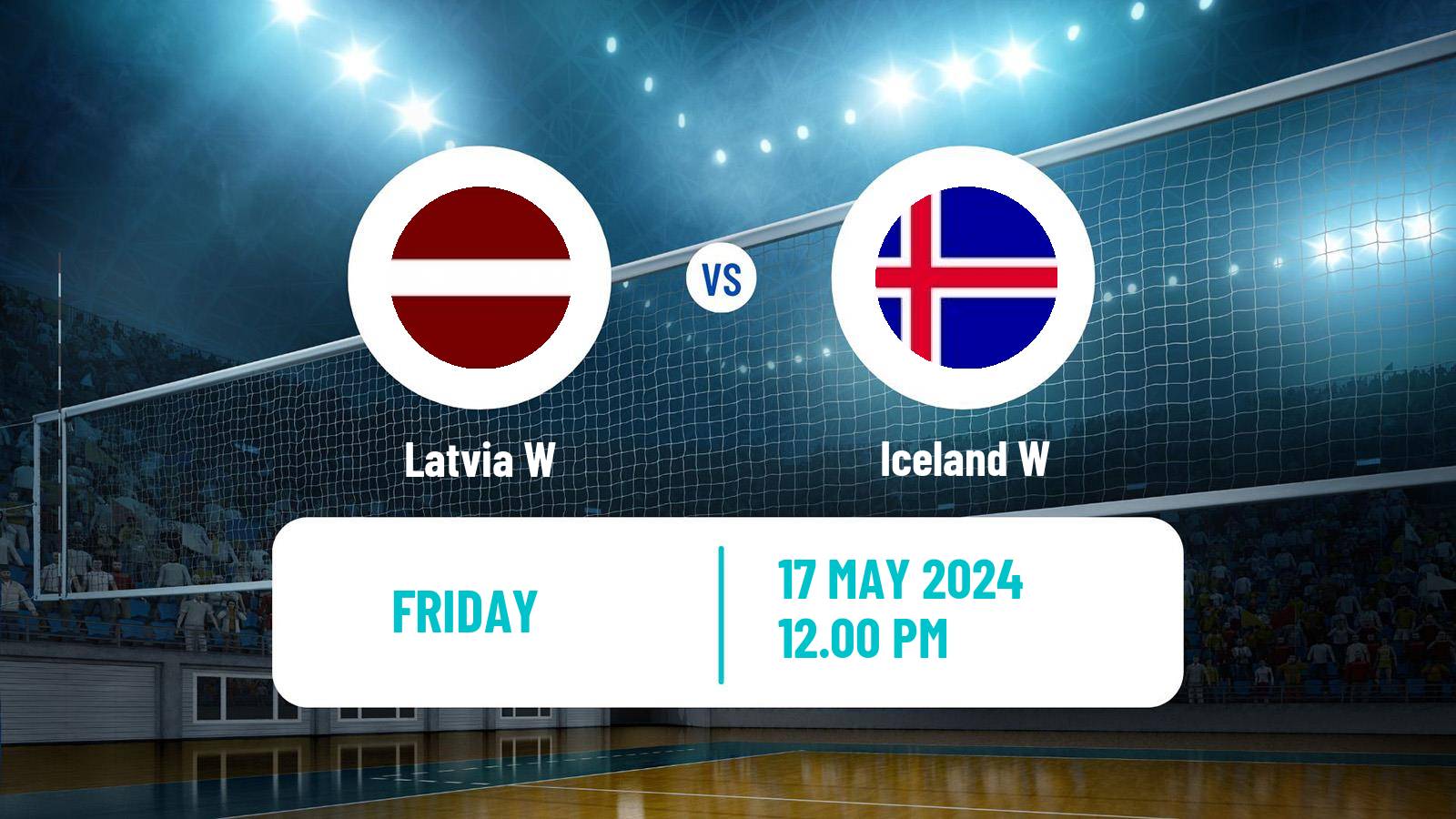 Volleyball Silver European League Volleyball Women Latvia W - Iceland W