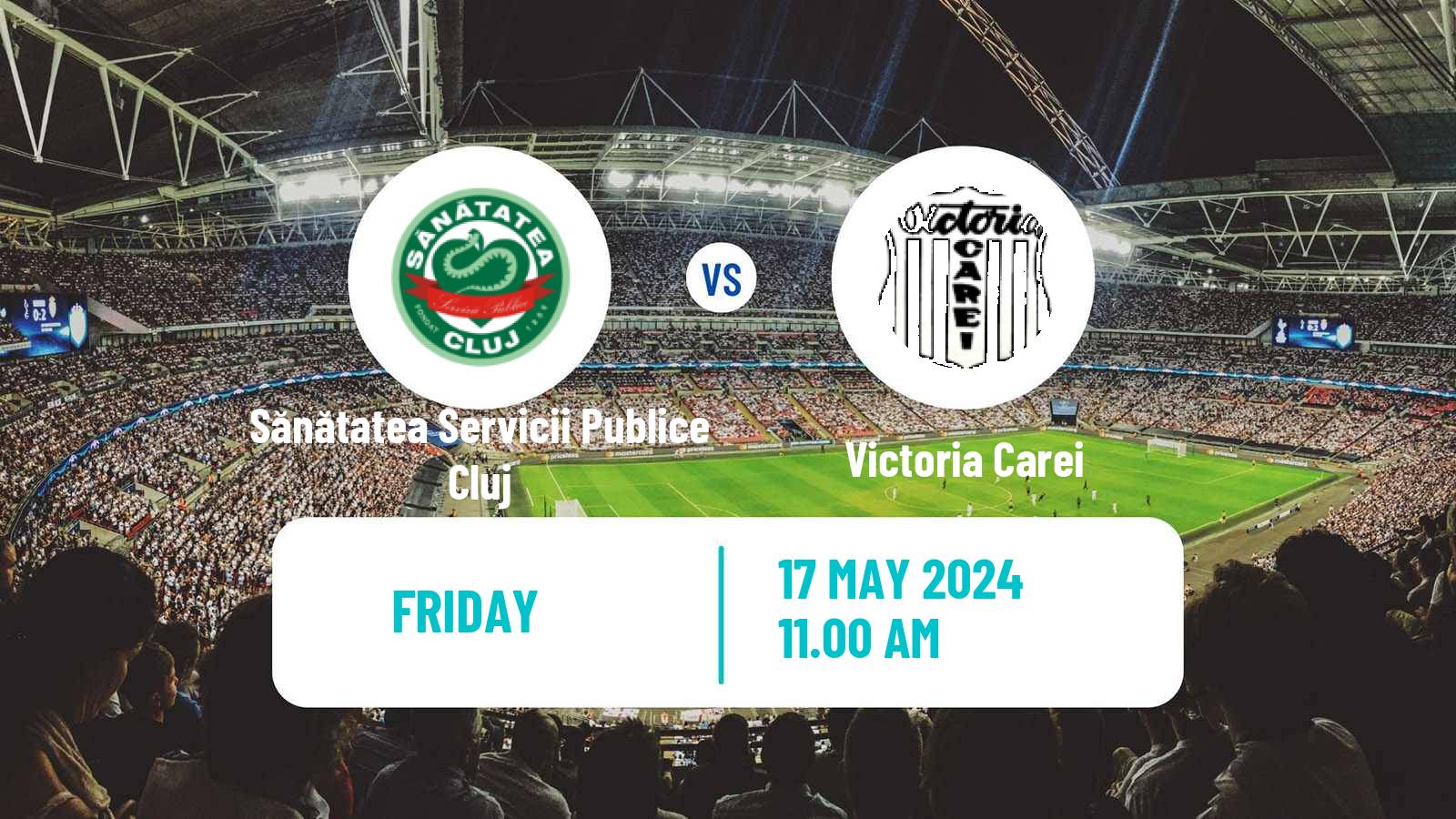 Soccer Romanian Liga 3 - Seria 10 Sănătatea Servicii Publice Cluj - Victoria Carei