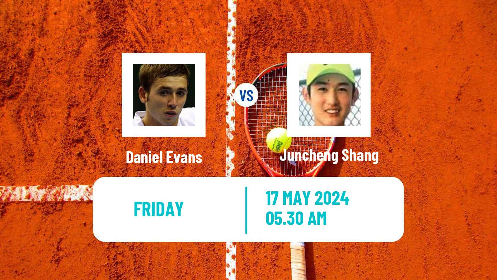 Tennis Bordeaux Challenger Men Daniel Evans - Juncheng Shang