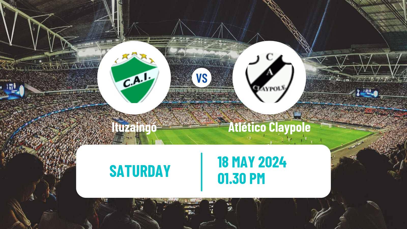 Soccer Argentinian Primera C Ituzaingó - Atlético Claypole