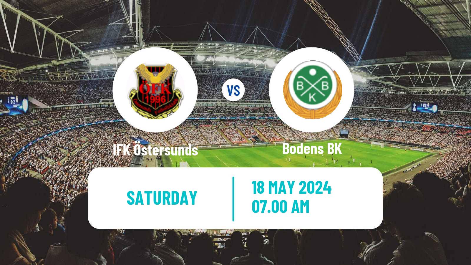 Soccer Swedish Division 2 - Norrland IFK Östersunds - Boden