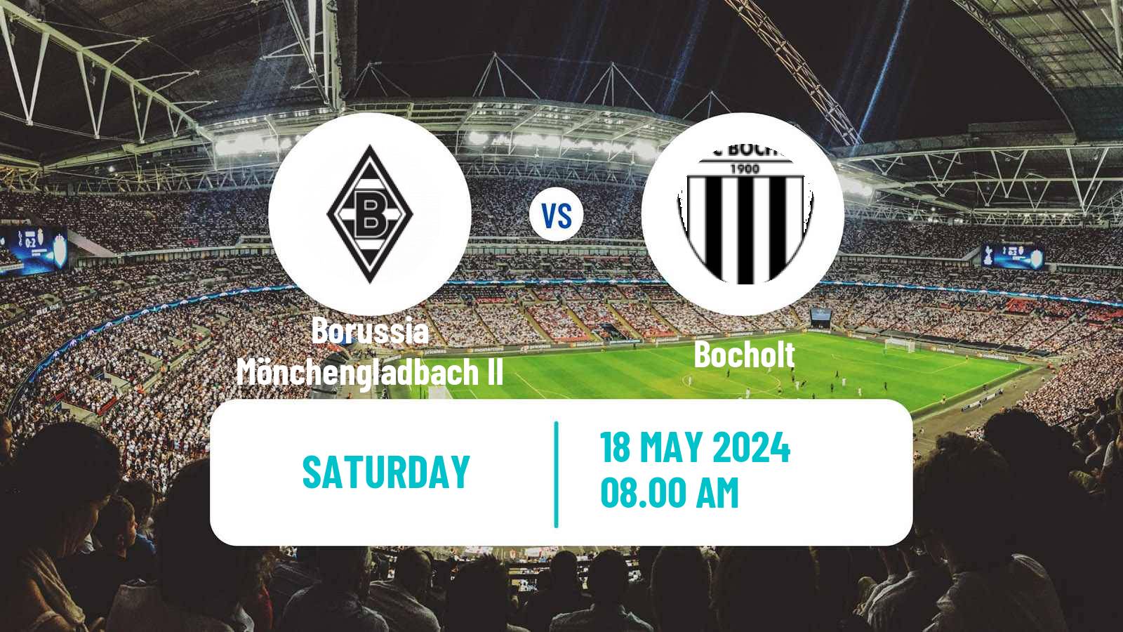 Soccer German Regionalliga West Borussia Mönchengladbach II - Bocholt