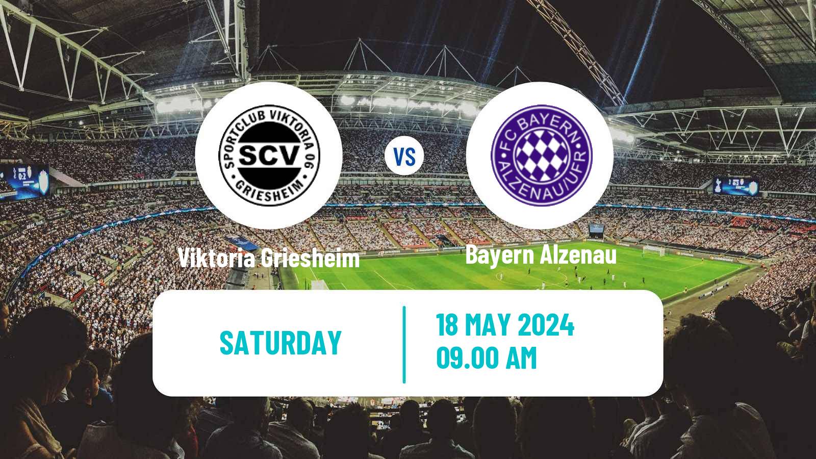 Soccer German Oberliga Hessen Viktoria Griesheim - Bayern Alzenau