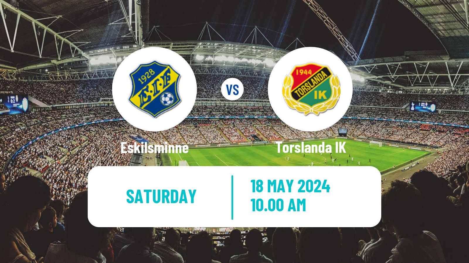 Soccer Swedish Division 1 Södra Eskilsminne - Torslanda