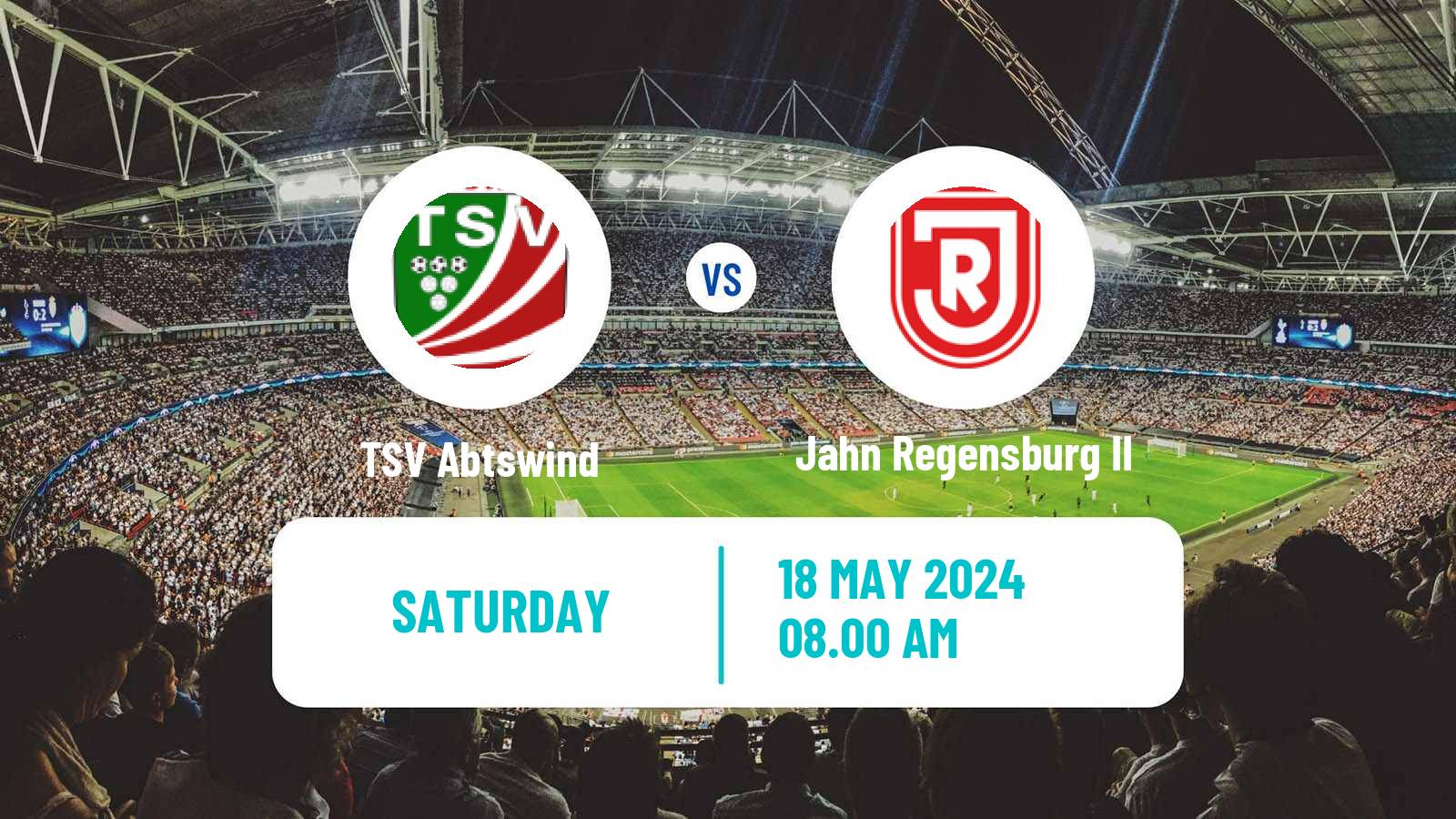 Soccer German Oberliga Bayern Nord Abtswind - Jahn Regensburg II