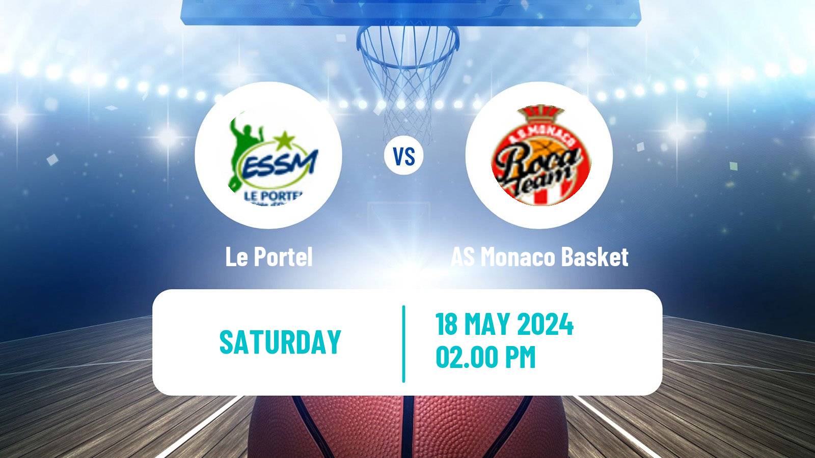 Basketball French LNB Le Portel - AS Monaco Basket