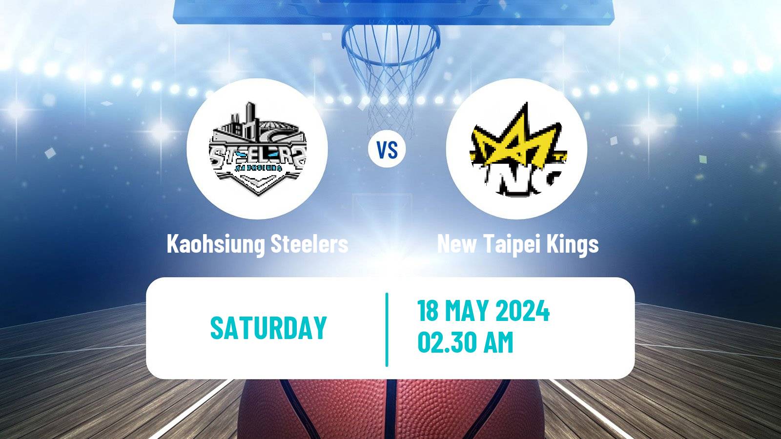 Basketball Taiwan P League Basketball Kaohsiung Steelers - New Taipei Kings