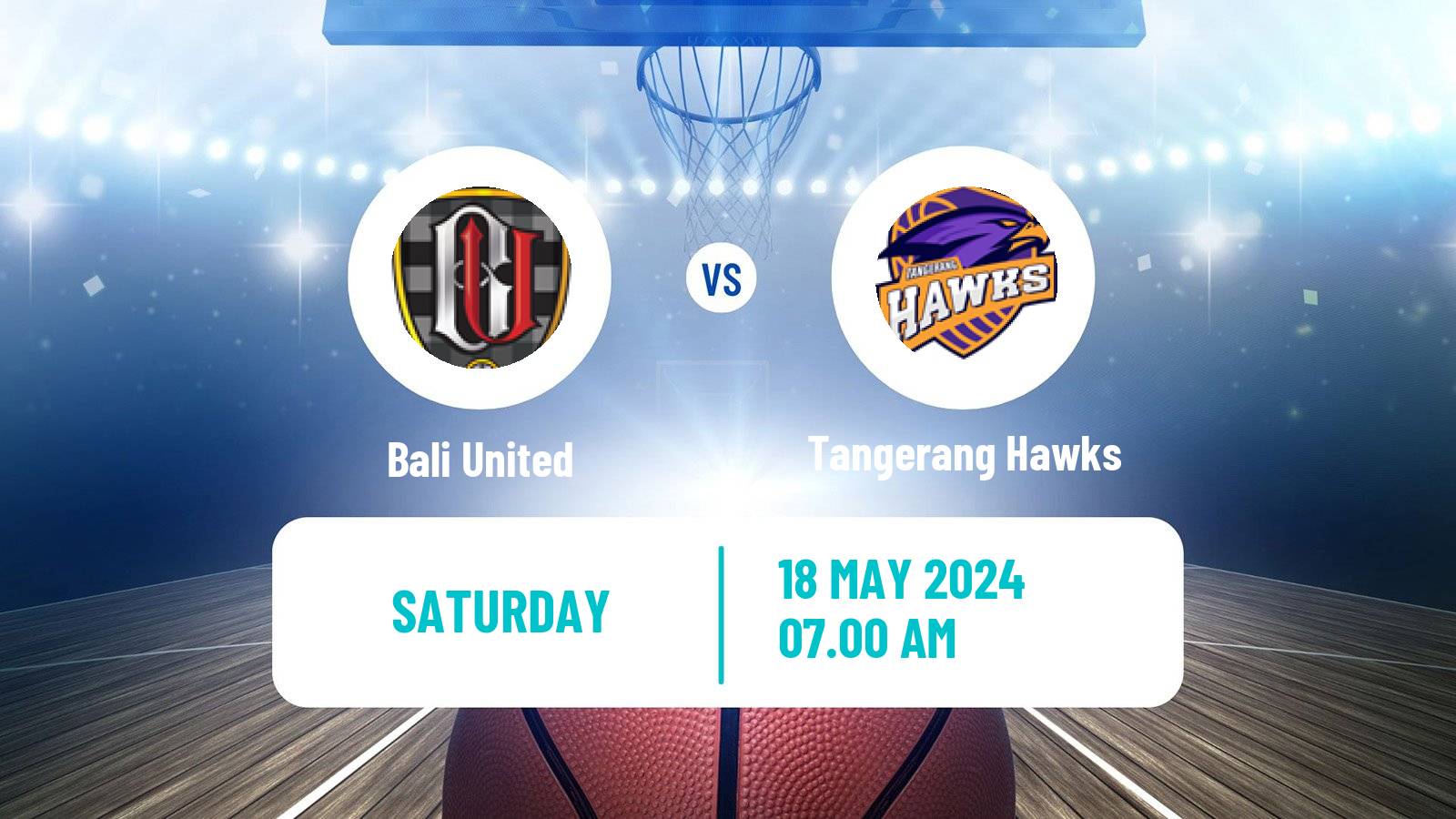 Basketball Indonesian IBL Bali United - Tangerang Hawks