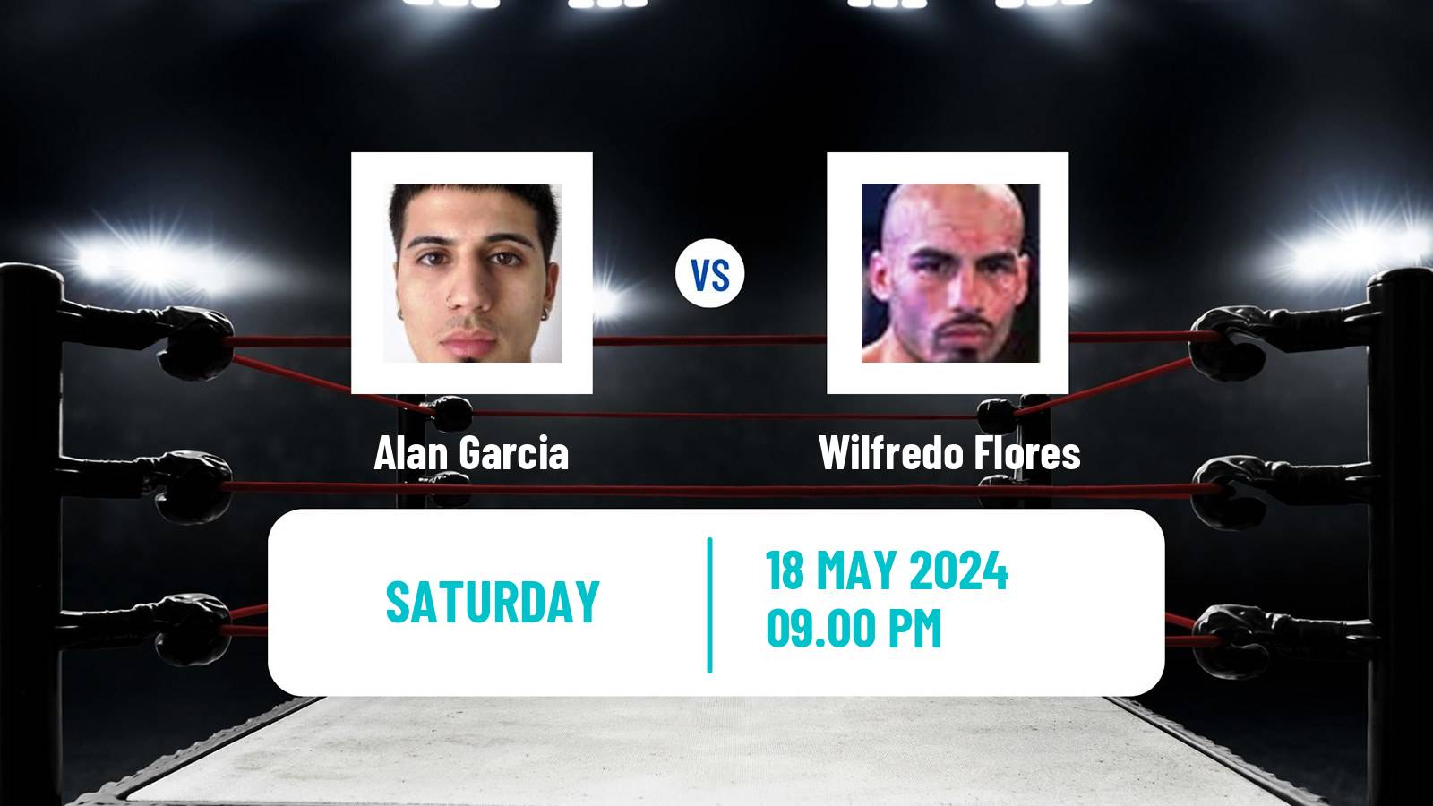 Boxing Lightweight Others Matches Men Alan Garcia - Wilfredo Flores