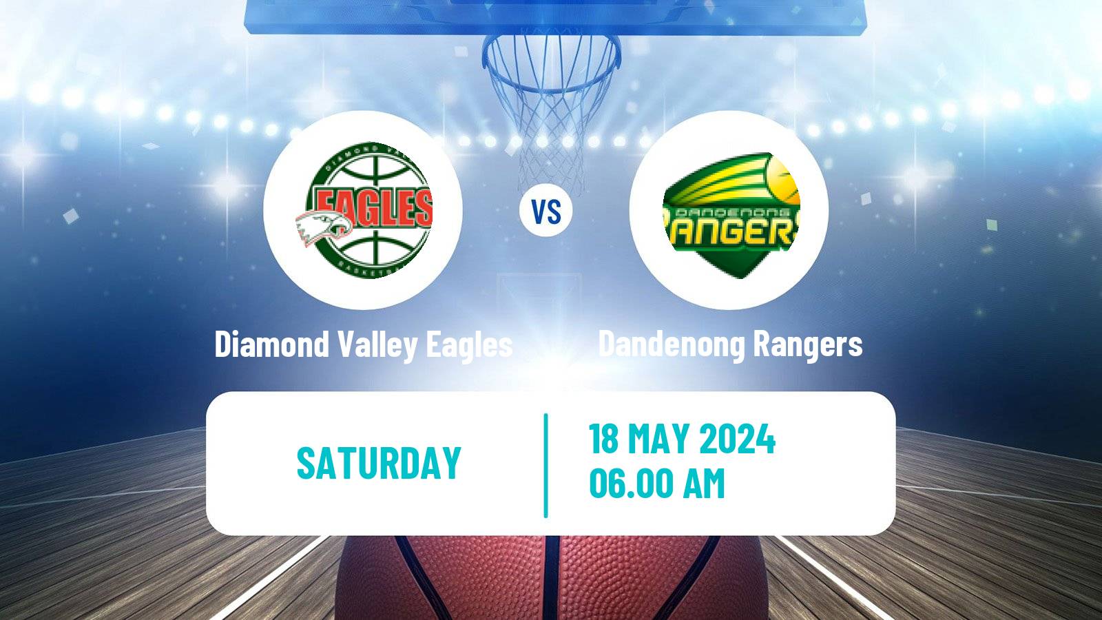 Basketball Australian NBL1 South Diamond Valley Eagles - Dandenong Rangers